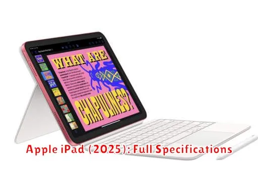 Apple iPad (2025): Full Specifications