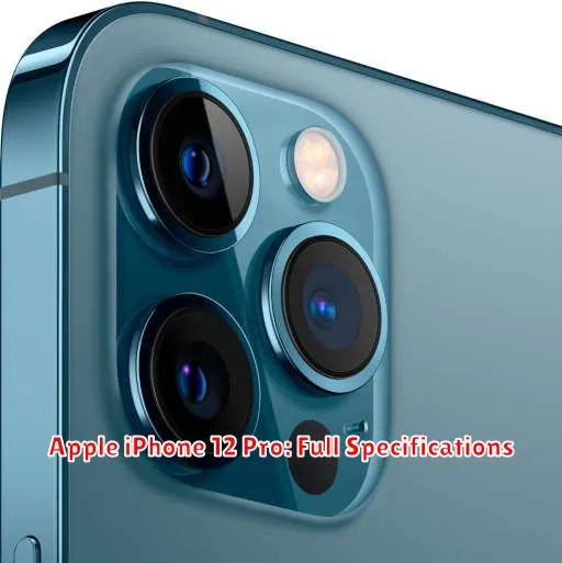 Apple iPhone 12 Pro: Full Specifications
