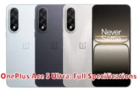 OnePlus Ace 5 Ultra: Full Specifications OnePlus Ace 5 Ultra: Full Specifications