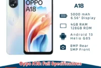 Oppo A18: Full Specifications Oppo A18: Full Specifications