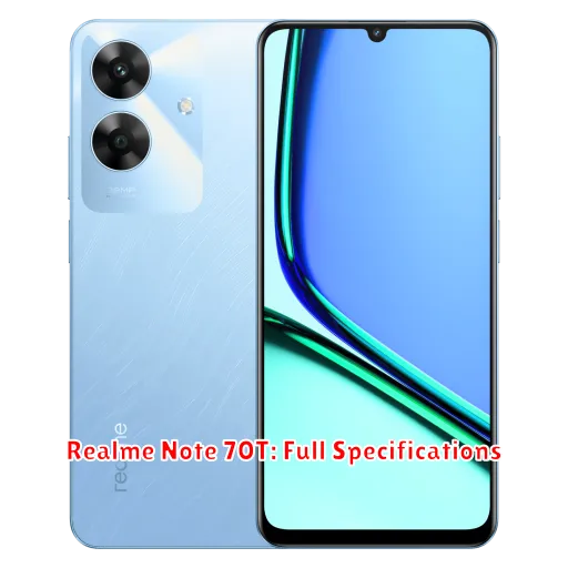 Realme Note 70T: Full Specifications