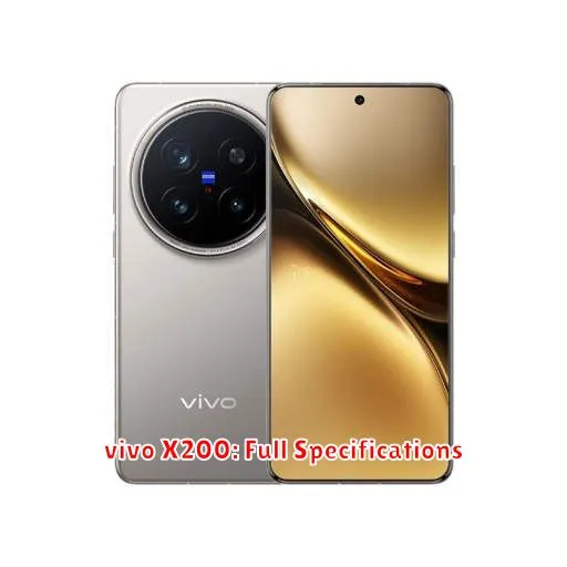 vivo X200: Full Specifications