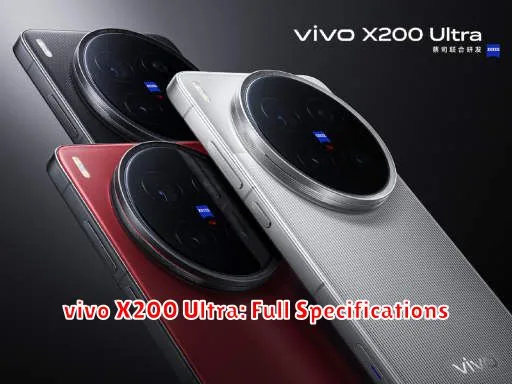 vivo X200 Ultra: Full Specifications