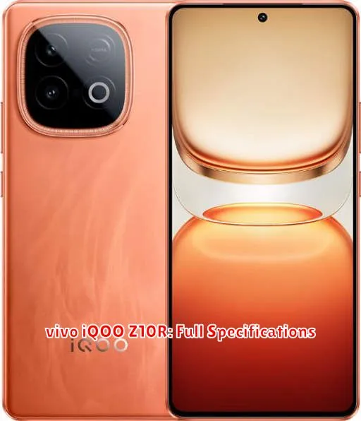 vivo iQOO Z10R: Full Specifications