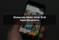 Motorola Moto G24: Full Specifications