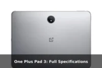 One Plus Pad 3: Full Specifications One Plus Pad 3: Full Specifications