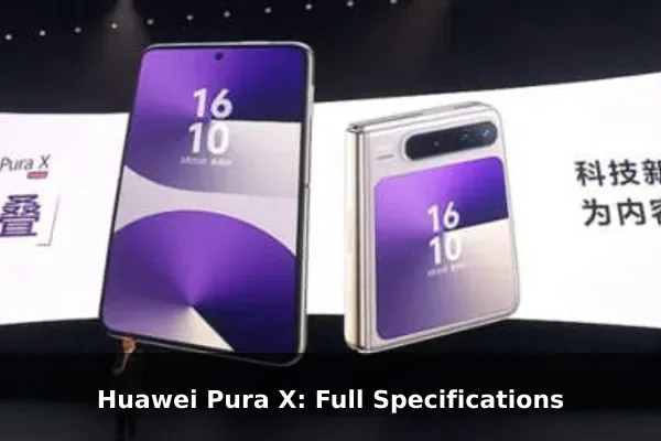 Huawei Pura X: Full Specifications
