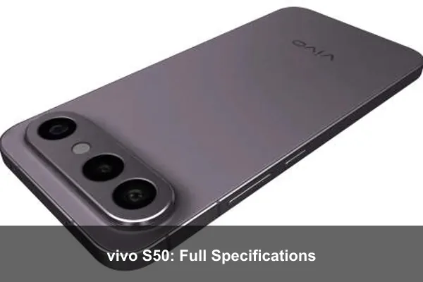 vivo S50: Full Specifications