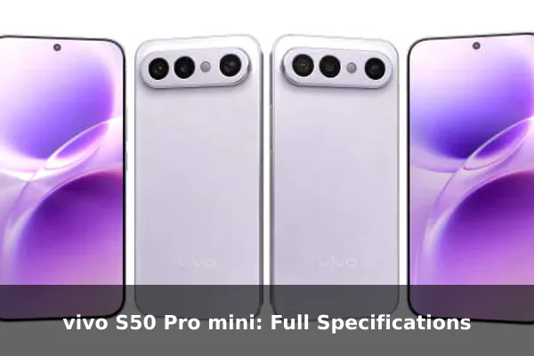 vivo S50 Pro mini: Full Specifications
