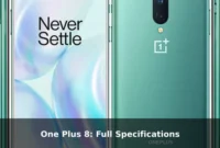 One Plus 8: Full Specifications