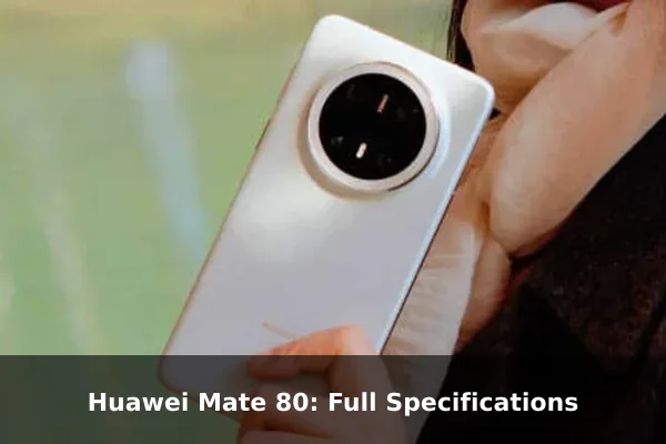 Huawei Mate 80: Full Specifications