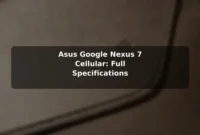 Asus Google Nexus 7 Cellular: Full Specifications