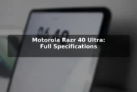 Motorola Razr 40 Ultra: Full Specifications