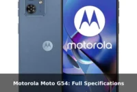 Motorola Moto G54: Full Specifications